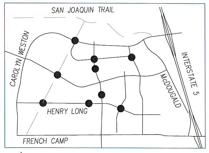 Weston Ranch Trail Crossing Map