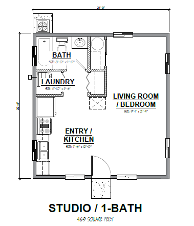 Image of Studio Floor Plan Link