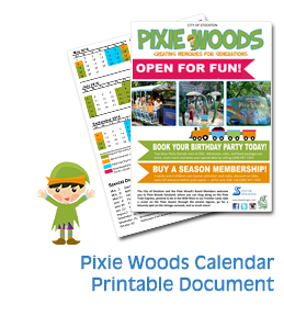 Pixie Woods Calendar